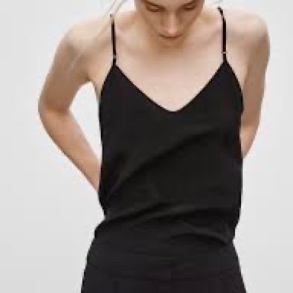 Aritzia Tops - Aritzia minou cami LIGHT BLUE size M 100% silk EUC